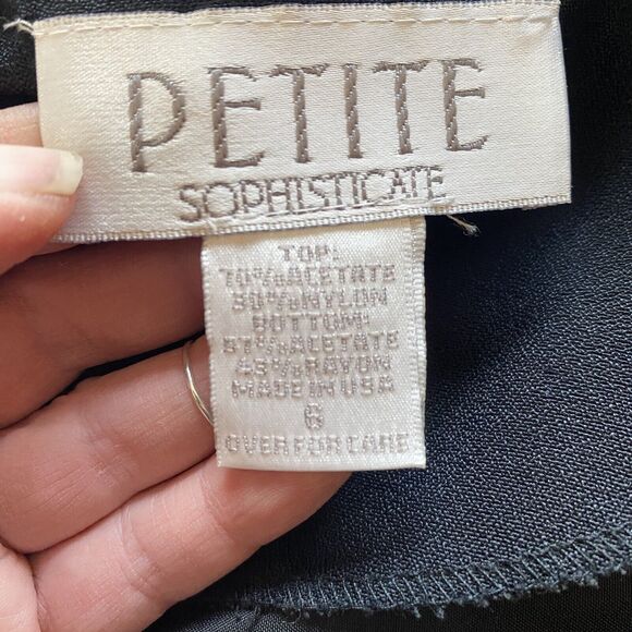 Vintage Petite Sophisticate Jacket Midi Dress. Size 6. USA. Whimsygoth. Bohemian - Picture 14 of 16